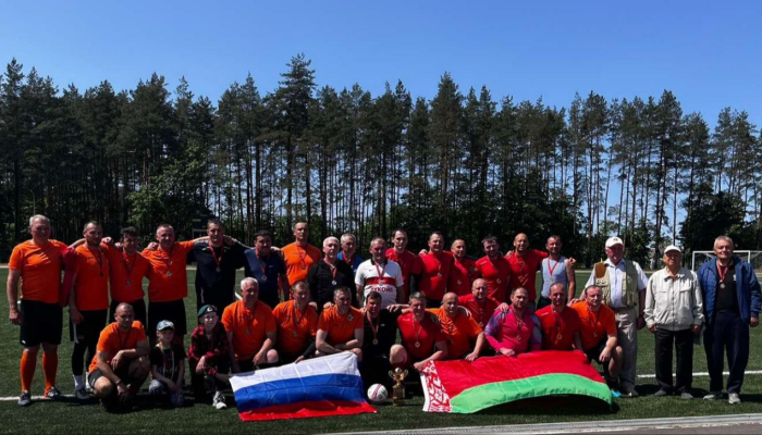 Турнир по футболу среди ветеранов, посвященный 105 годовщине пограничных войск, состоялся в Добруше