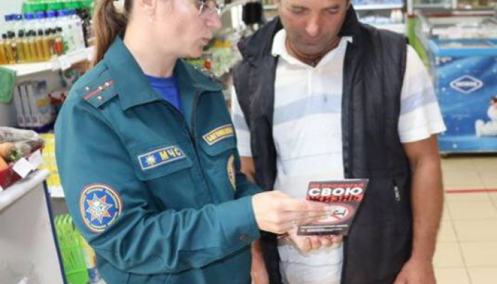Спасатели Добрушского района активно занимаются предупреждением пожаров и гибели людей от них