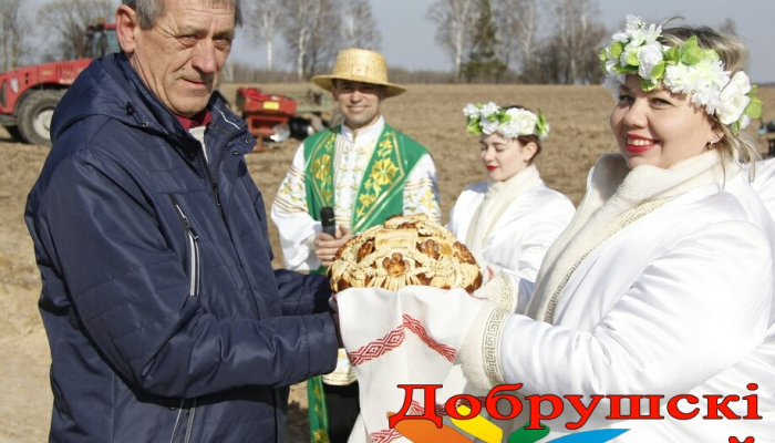 В Добрушском районе официально дан старт севу ранних яровых культур