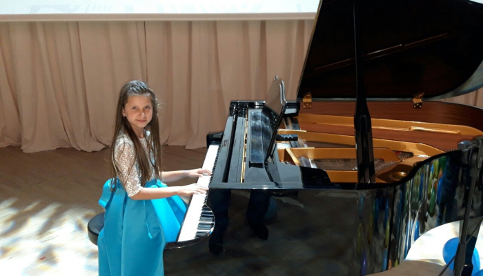 Юная пианистка из Добруша стала дипломанткой международного фестиваля детского творчества