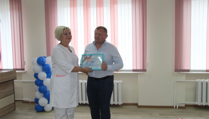 В Добрушской центральной районной больнице открыли обновленное терапевтическое отделение 