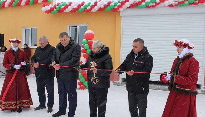В Добрушском районе открыли современную молочно-товарную ферму