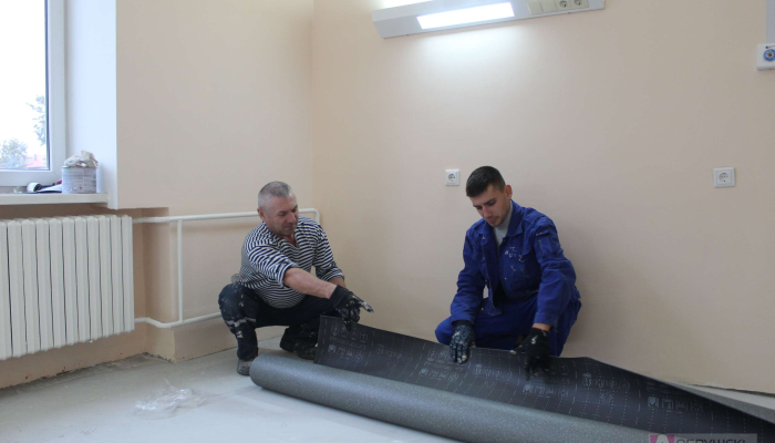 Кто приложил руку к ремонту палат в Добрушской больнице