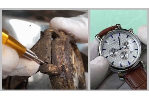 Мастер показал, как отреставрировал часы, найденные на свалке (Видео)