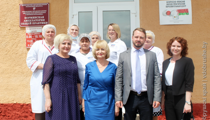 Делегация Гомельского медуниверситета посетила Кормянскую амбулаторию общей практики