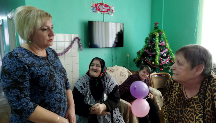 В больнице Тереховки прошел праздничный утренник для пожилых пациентов