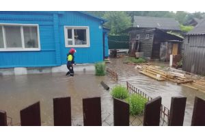 В Могилеве из-за сильного ливня затопило более 50 домов и 110 гаражей