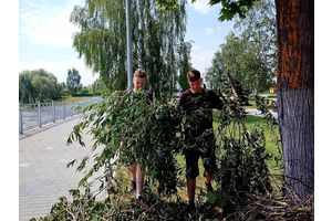 Добрушская молодёжь подставила плечо в борьбе с последствиями природной стихии