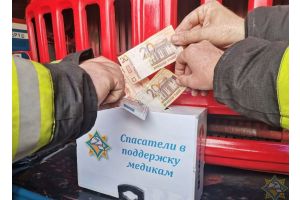 Спасатели Добрушского района инициировали сбор средств для помощи медучреждениям