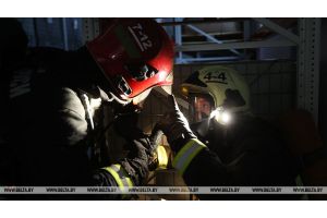 Женщина спасена при пожаре в многоэтажке Гомеля