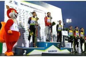 У белорусов – первая золотая медаль! Как прошло открытие чемпионата Европы по биатлону в «Раубичах»