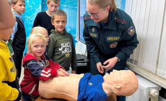 Проблемные семьи района побывали в Центре безопасности специализированного лицея МЧС