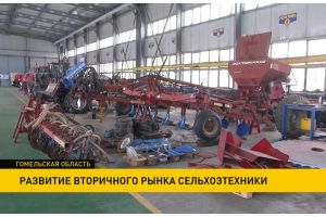 Новая жизнь старого трактора: в Гомельской области развивают вторичный рынок сельхозтехники