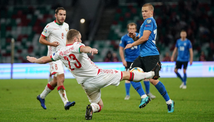 Футболисты сборной Беларуси сыграли вничью с командой Эстонии в матче отбора к ЧЕ-2020
