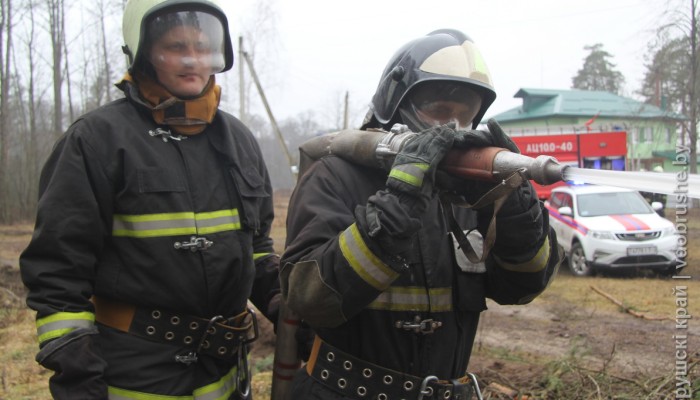 Спасатели и лесники Добрушского района провели совместные учения