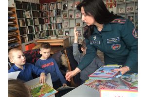 Школьников Добрушской СШ №3 обучают правилам пожарной безопасности