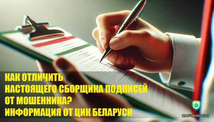 Как отличить настоящего сборщика подписей от мошенника, объяснили в ЦИК Беларуси