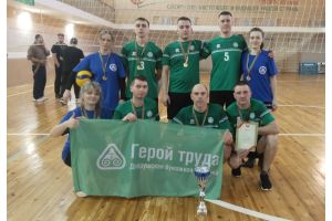 Районный турнир по волейболу завершился победой команды бумажной  фабрики  