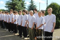 Десятиклассники из Добрушского района участвуют в учебно-полевых сборах