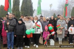 Сегодня в Добруше прошел митинг, посвящённый 7 Ноября.