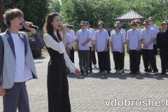 В Крупце торжественно завершились учебно-полевые сборы для десятиклассников Добрушчины