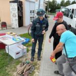 В Добруше спасатели устроили пожарный «ликбез» для пассажиров