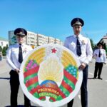 «Беларусь помнит»: в Добруше торжества в честь Дня Независимости страны начались праздничным шествием
