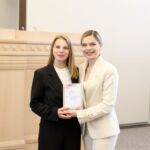 Добрушанка Кристина Шпаковская приняла участие в очередном заседании Молодежного совета при Совете Республики Национального собрания Республики Беларусь