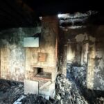 В Добрушском районе ночью горела дача