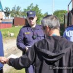 Добрушские правоохранители и дружинники посетили на дому безработных жителей района