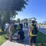 Труд на благо города. В Добруше лица, состоящие на учете в уголовной инспекции, благоустраивали город