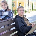 Воспитанницы школы искусств Добруша рассказали, почему пейзажи города  для них – лучшее вдохновение