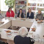 Диалог поколений. Ветераны педагогического труда и их молодая смена из Добрушского района встретились с депутатом Палаты представителей Национального собрания Республики Беларусь Юлией Волковой