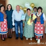 В Добрушском районе агрогородке Иваки праздновали сразу две золотые свадьбы
